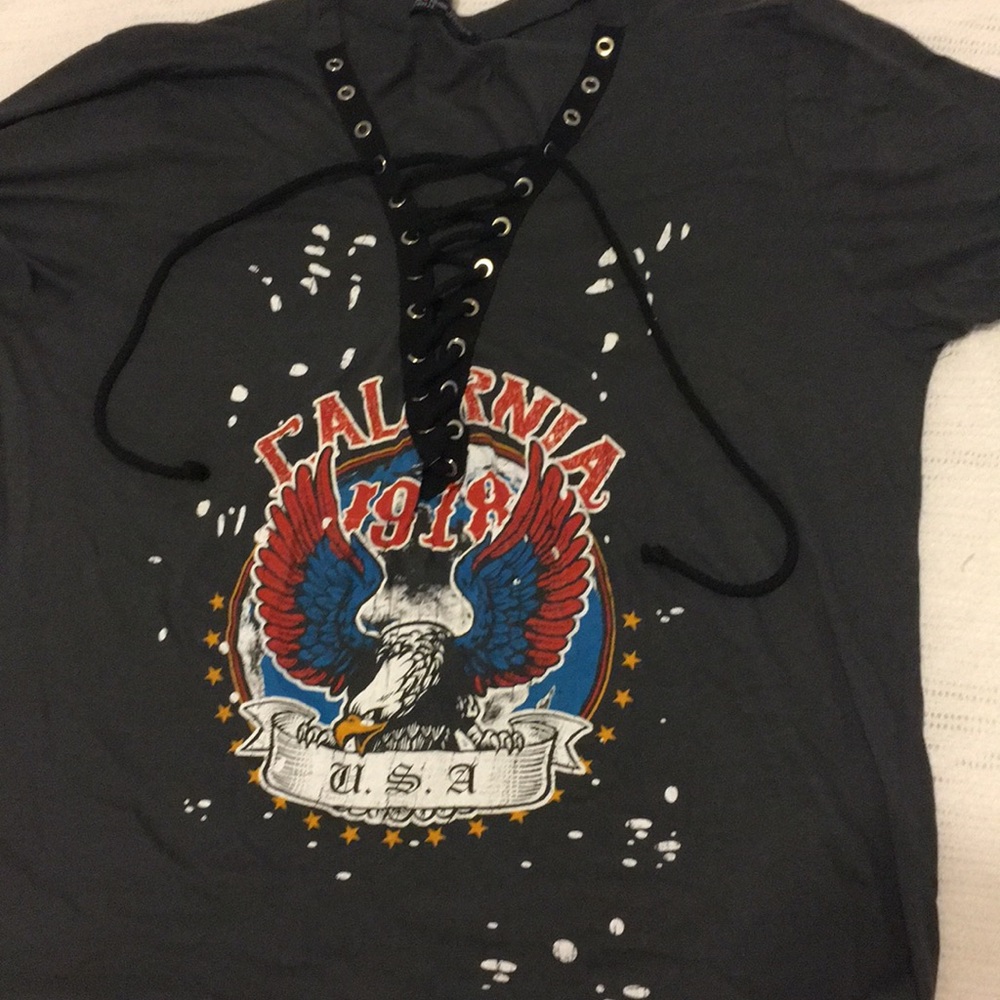 Distressed t-shirt